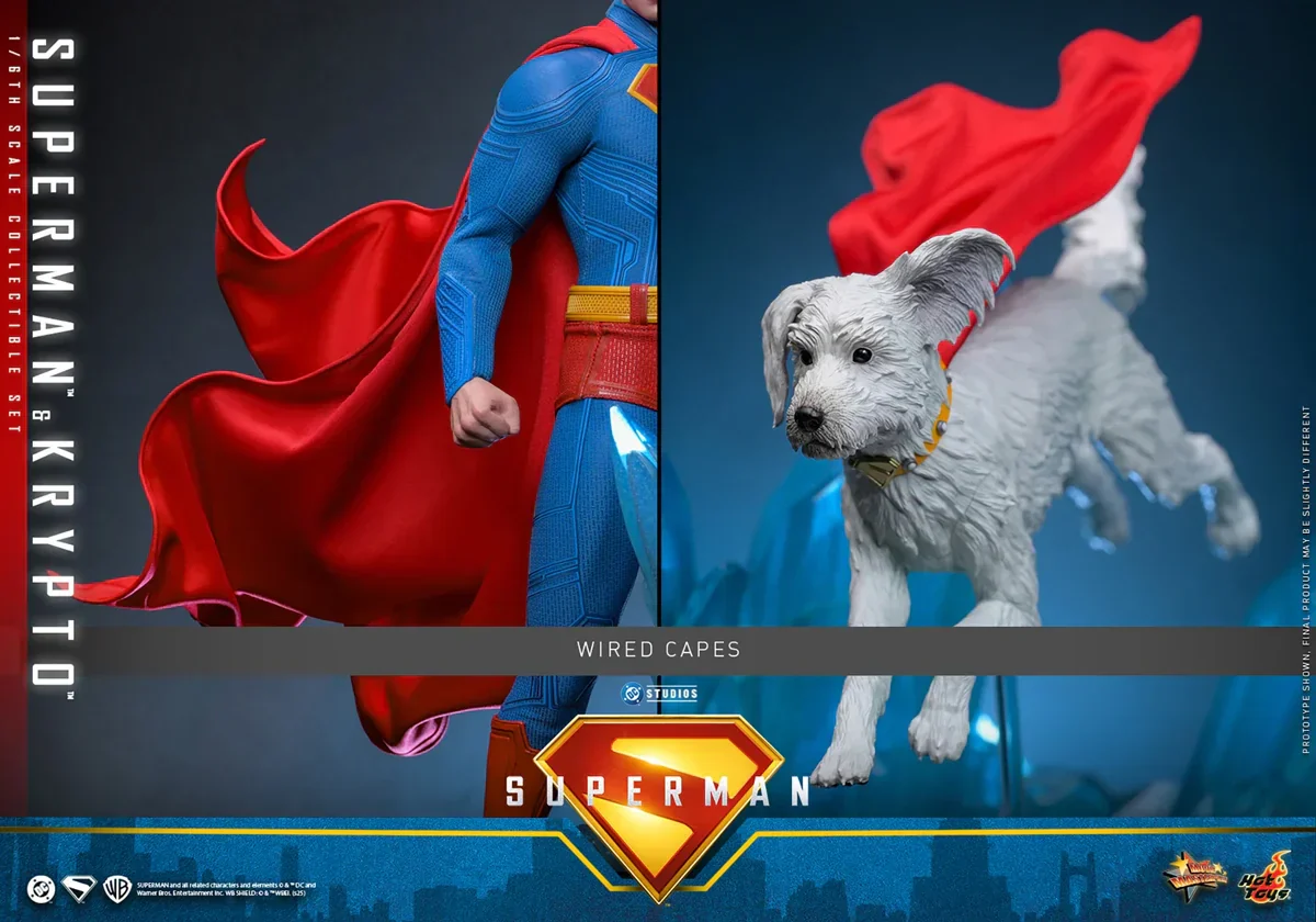 Superman (2025) - Superman & Krypto 1:6 Scale Collectable Action Figure Set - Image 21