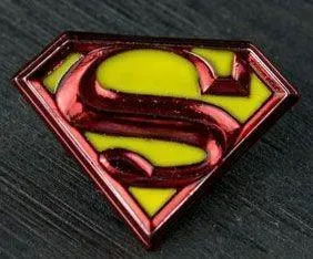 Superman - Logo Colour Enamel Lapel Pin - Image 2