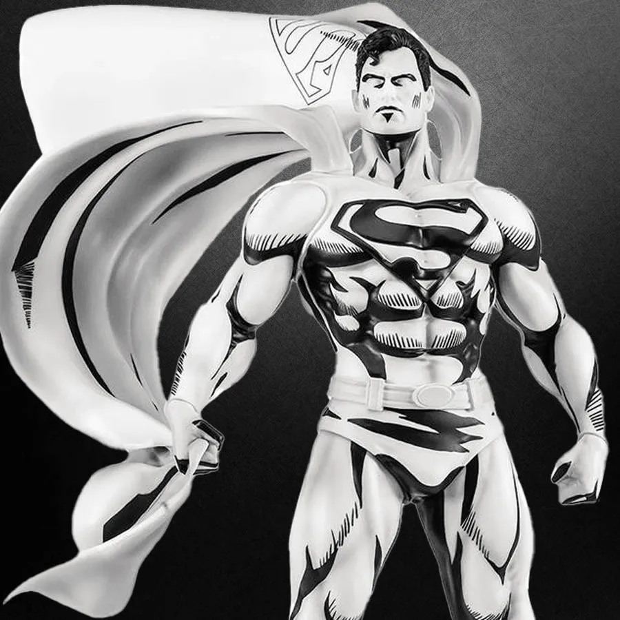 Superman - Superman (John Byrne) Black & White PVC 1:8 Scale Statue - Image 2