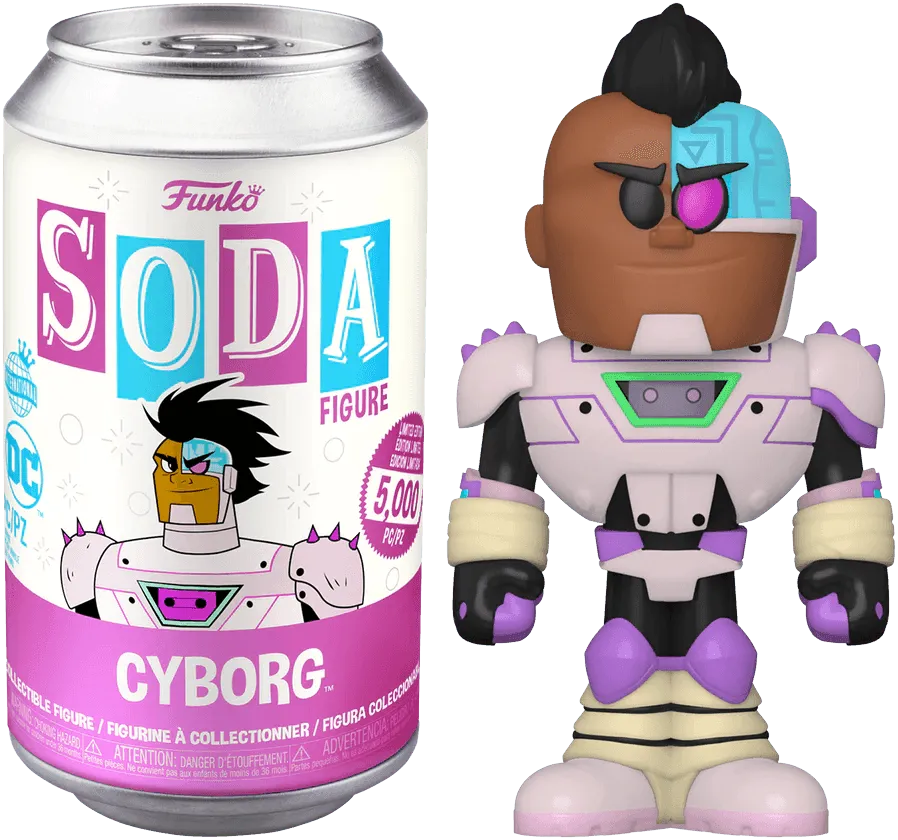 Teen Titans Go! - Cyborg (with chase) Vinyl Soda