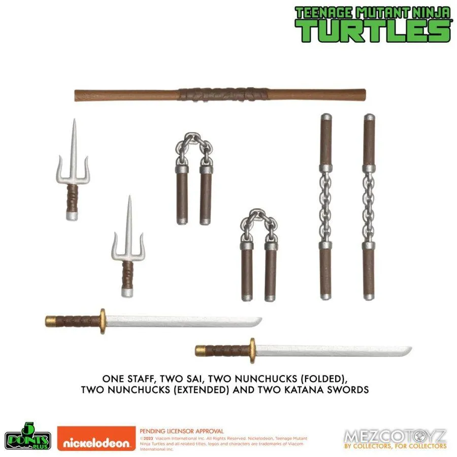 Teenage Mutant Ninja Turtles - 5 Points Action Figure Deluxe Box Set - Image 10