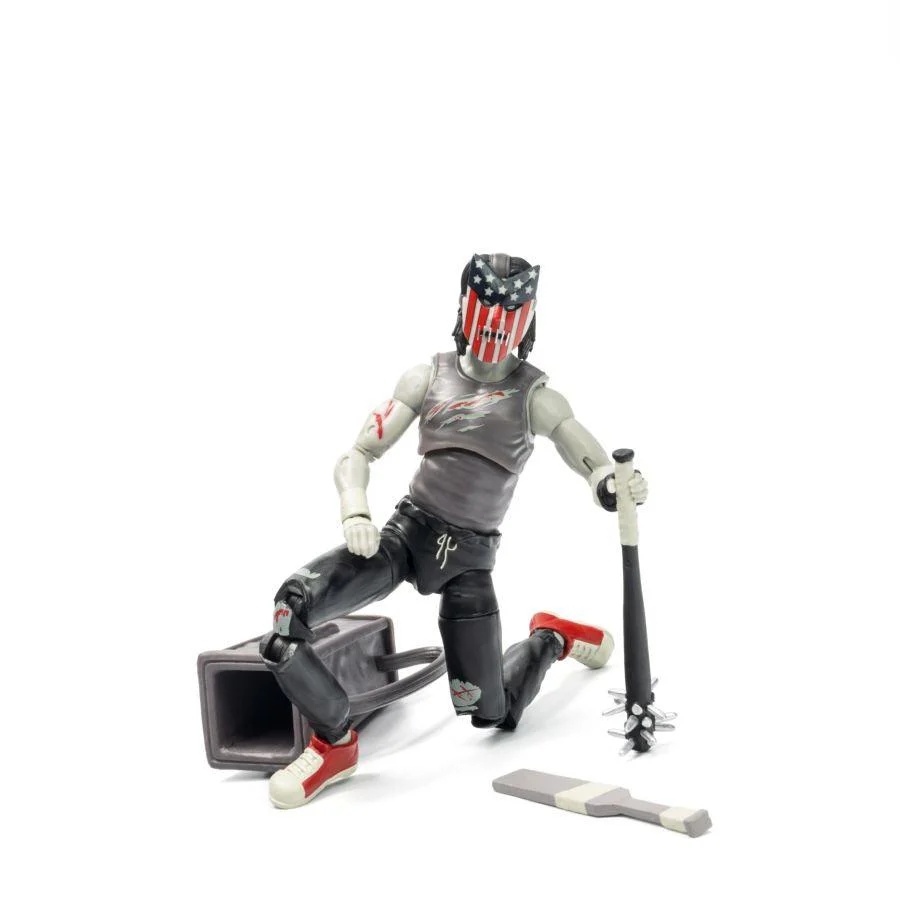 Teenage Mutant Ninja Turtles (comics) - Casey Jones Battle DMG 5" BST AXN Figure - Image 4