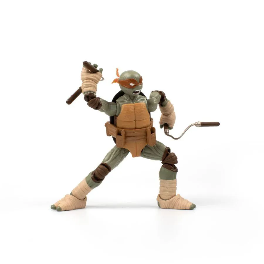 Teenage Mutant Ninja Turtles (comics) - Michelangelo BST AXN Action Figure & Comic Book - Image 4