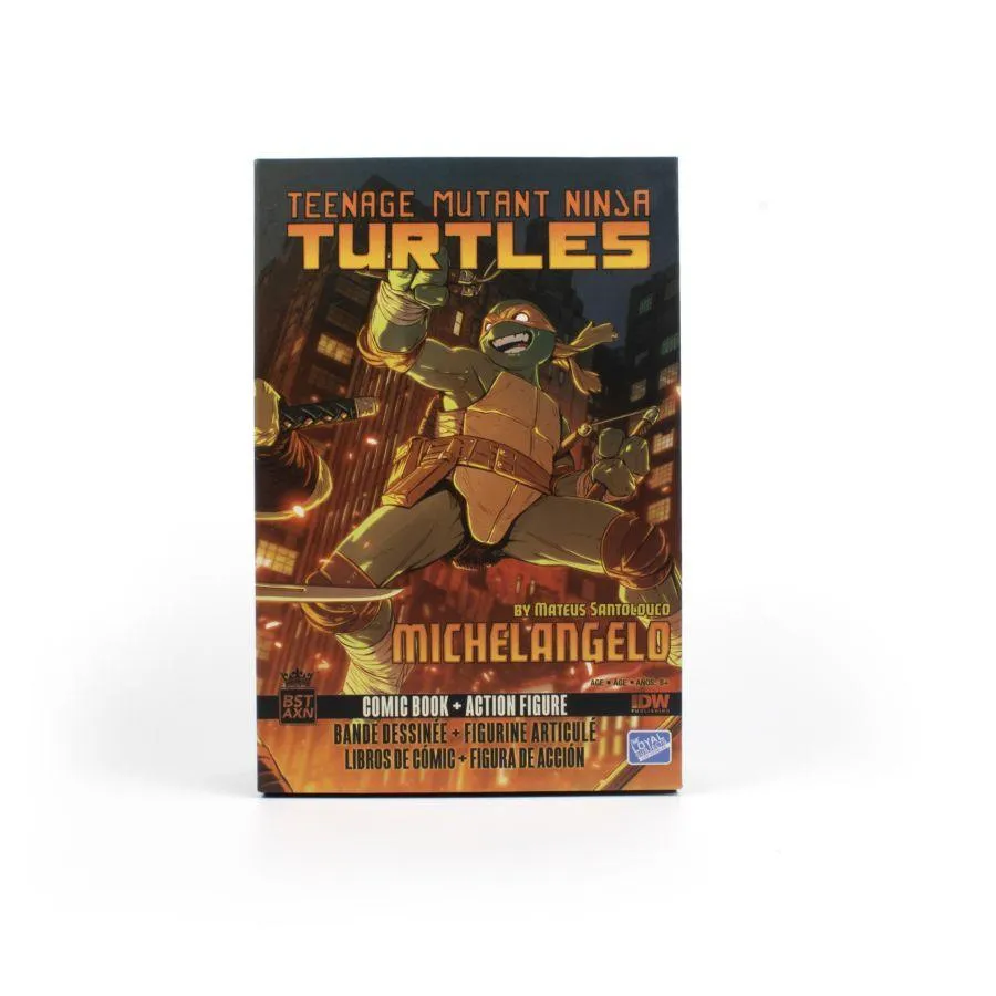 Teenage Mutant Ninja Turtles (comics) - Michelangelo BST AXN Action Figure & Comic Book - Image 7