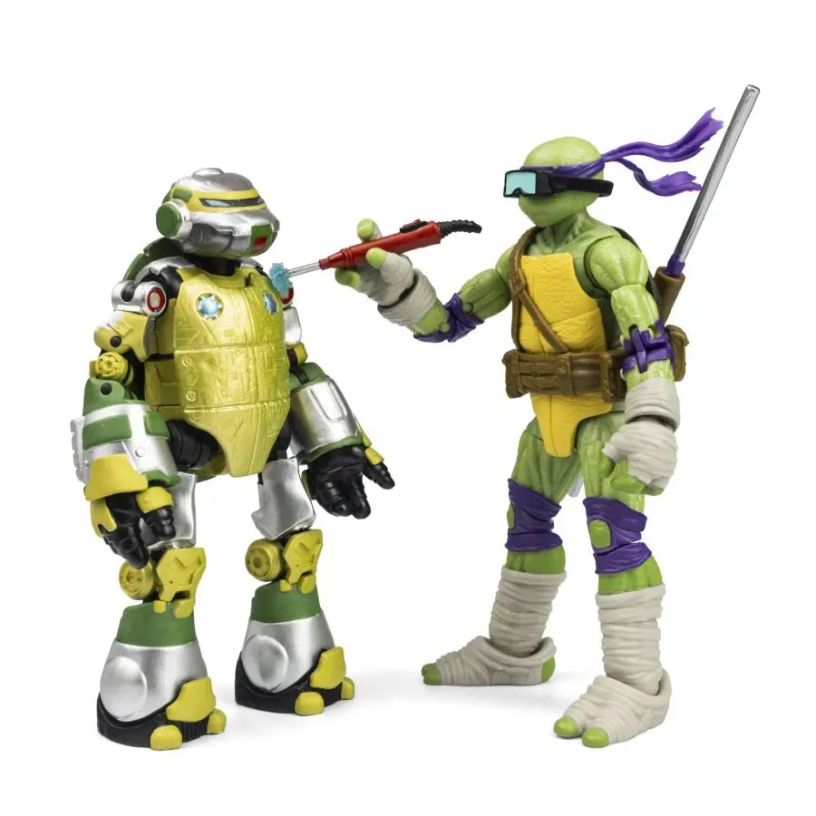 Teenage Mutant Ninja Turtles - Metalhead & Donatello BST AXN 1:15 Scale Action Figure [2 Pack] - Image 3