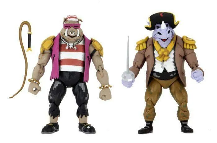 Teenage Mutant Ninja Turtles - Pirate Rocksteady & Bebop Action Figure 2-pack - Image 3