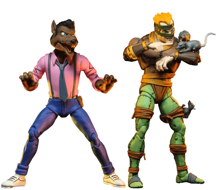 Teenage Mutant Ninja Turtles - Rat King & Vernon 7" Action Figure 2-pack - Image 2