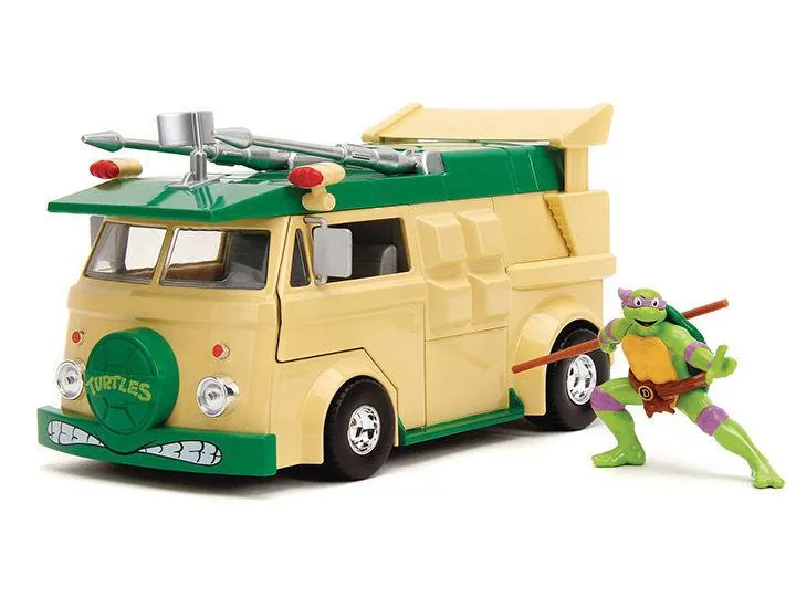 Teenage Mutant Ninja Turtles (TV'87) - HWR Party Wagon w/Donatello 1:24 Scale Vehicle - Image 2