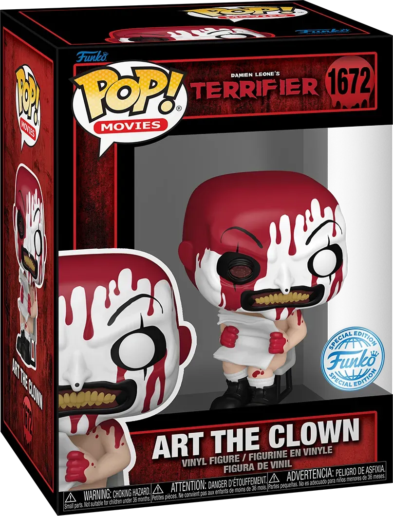 Terrifier - Art the Clown Sitting (Bloody) US Exclusive Pop! Vinyl [RS] - Image 3