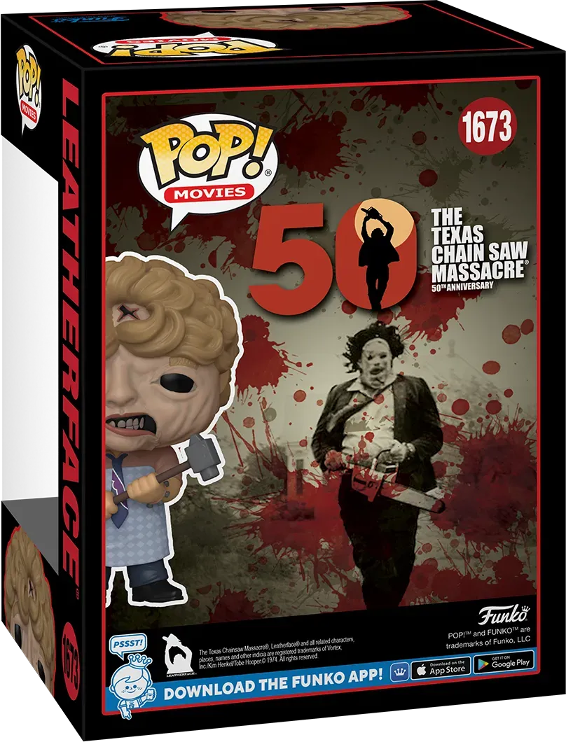 Texas Chainsaw Massacre - Leatherface with Hammer US Exclusive Pop! Vinyl [RS] - Image 4