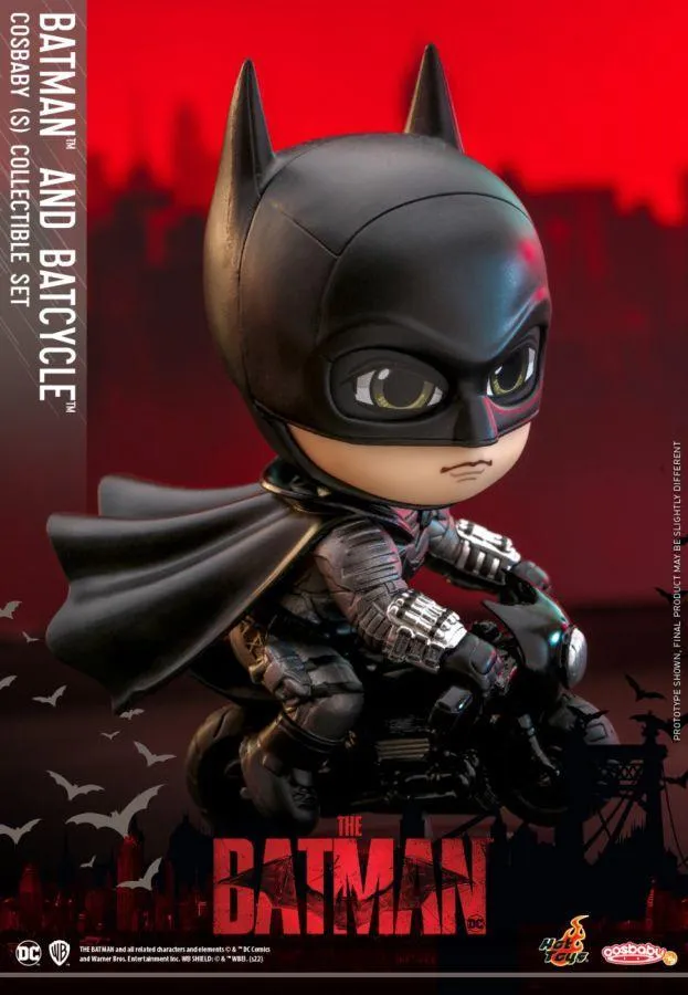 The Batman - Batman and Batcycle Cosbaby Set - Image 2
