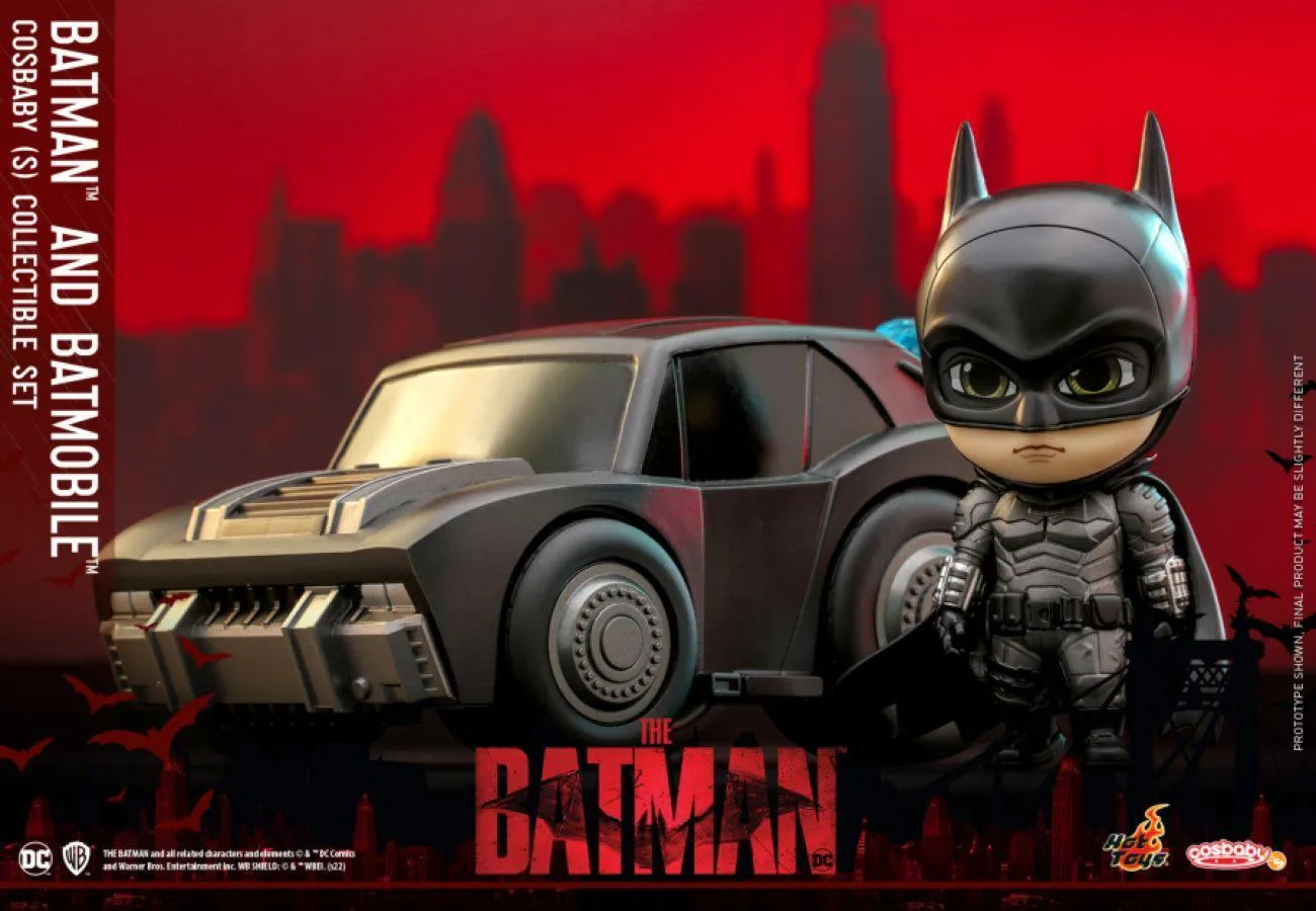 The Batman - Batman and Batmobile Cosbaby Set - Image 3