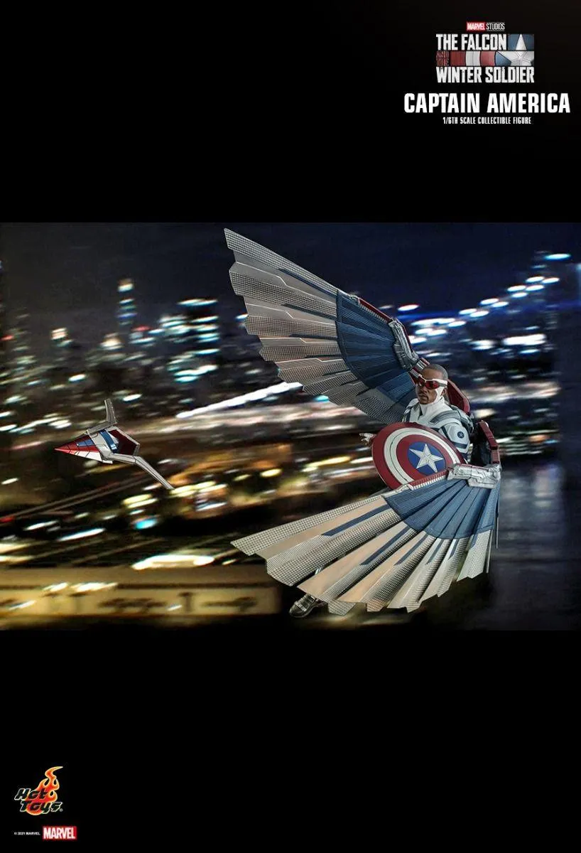 The Falcon and the Winter Soldier - Captain America 1:6 Scale Collectable Action Figure - Image 10