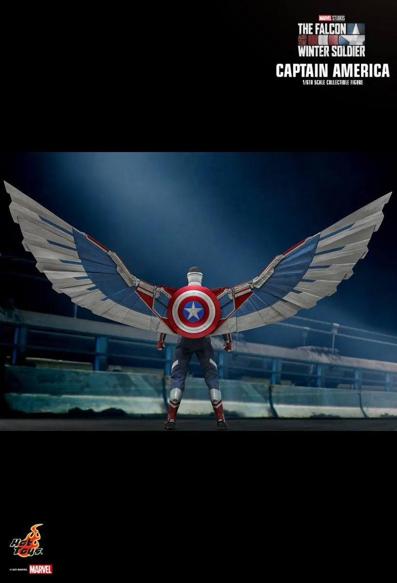The Falcon and the Winter Soldier - Captain America 1:6 Scale Collectable Action Figure - Image 4