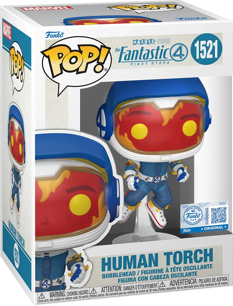 The Fantastic Four (2025) - Human Torch in Space Suit Exclusive Pop! Vinyl [RS] - Image 3