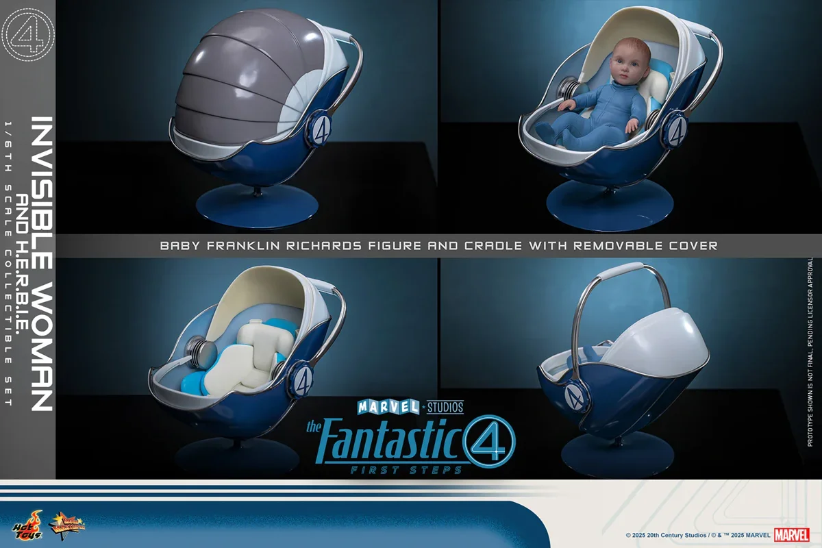 The Fantastic Four: First Steps - Invisible Woman & HERBIE 1:6 Scale Collectable Figure Set - Image 15