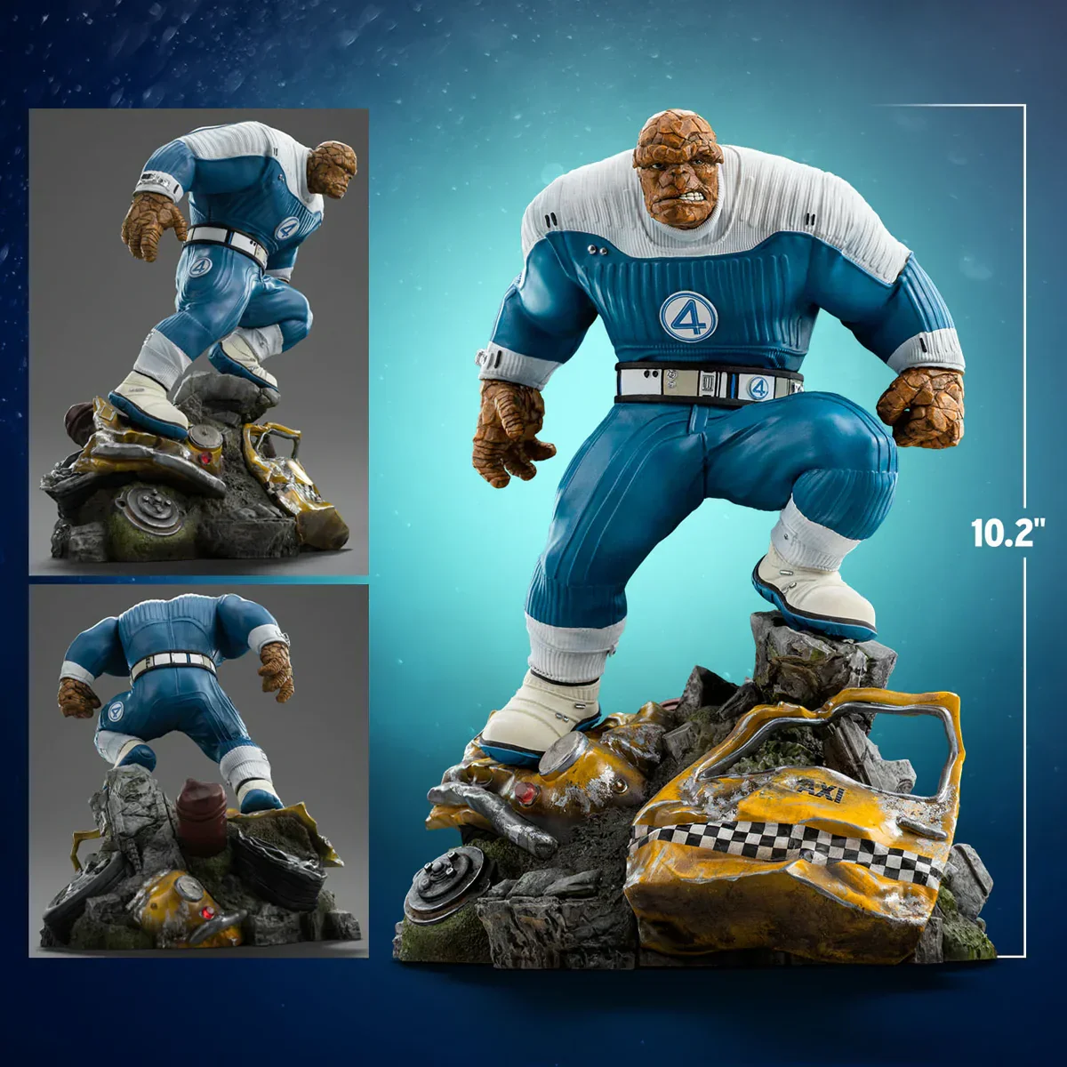 The Fantastic Four: First Steps - The Thing 1:10 Scale Statue - Image 3