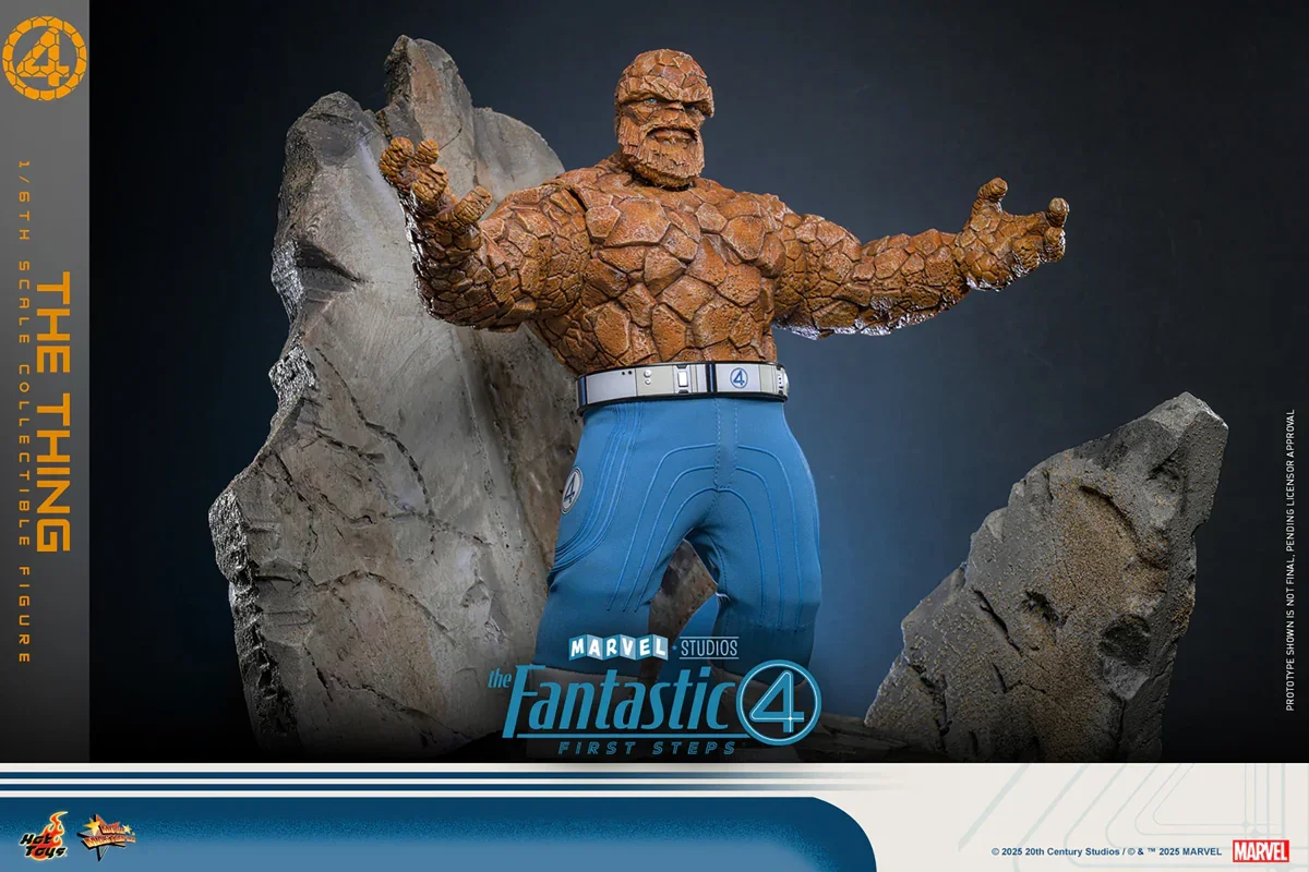 The Fantastic Four: First Steps - The Thing 1:6 Scale Collectable Action Figure - Image 6