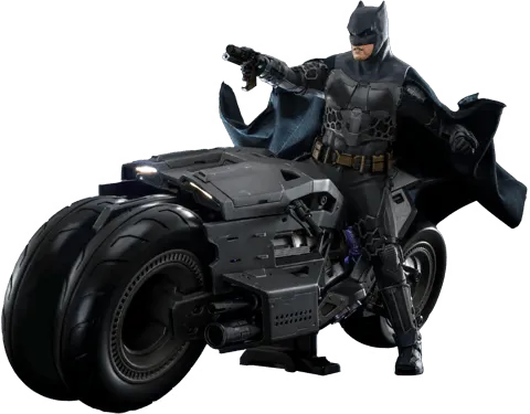 The Flash (2023) - Batman & Batcycle 1:6 Scale Collectable Action Figure Set