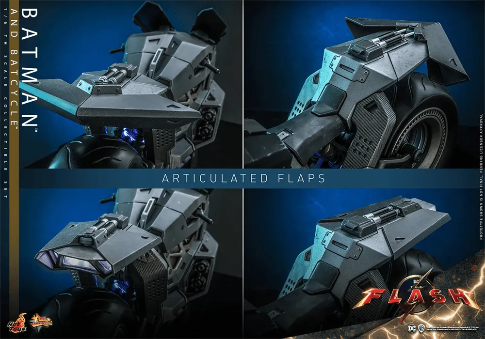 The Flash (2023) - Batman & Batcycle 1:6 Scale Collectable Action Figure Set - Image 12