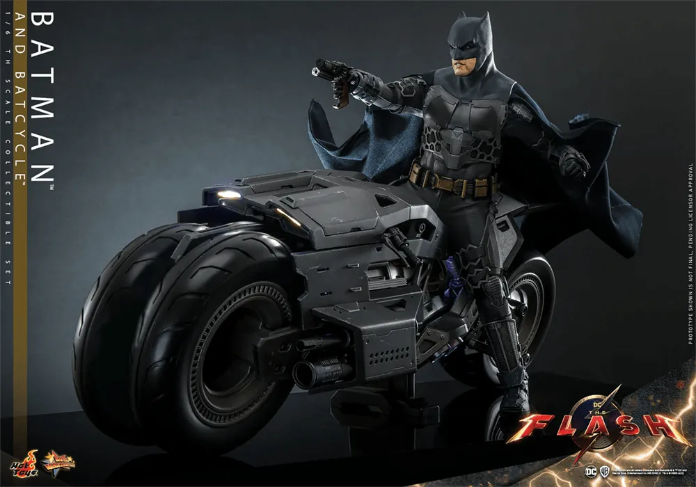 The Flash (2023) - Batman & Batcycle 1:6 Scale Collectable Action Figure Set - Image 16