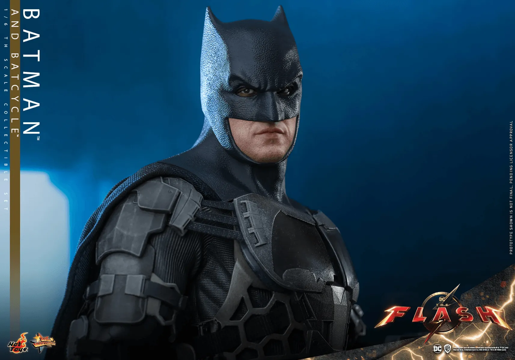 The Flash (2023) - Batman & Batcycle 1:6 Scale Collectable Action Figure Set - Image 7