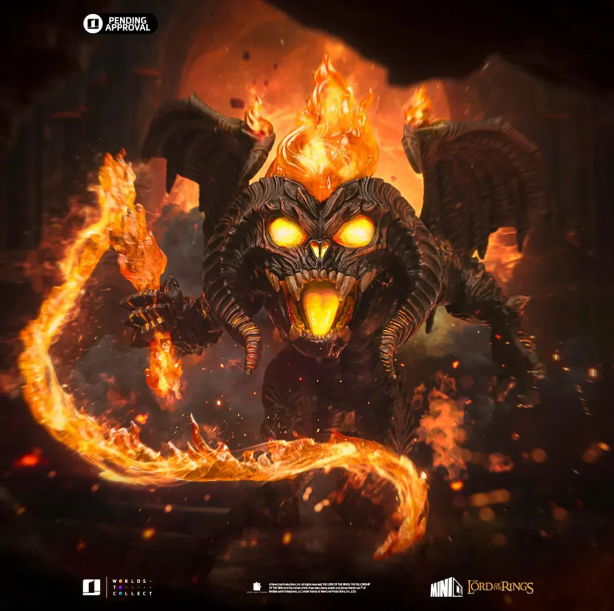 The Lord of the Rings - Balrog MiniCo Vinyl Figure - Image 2