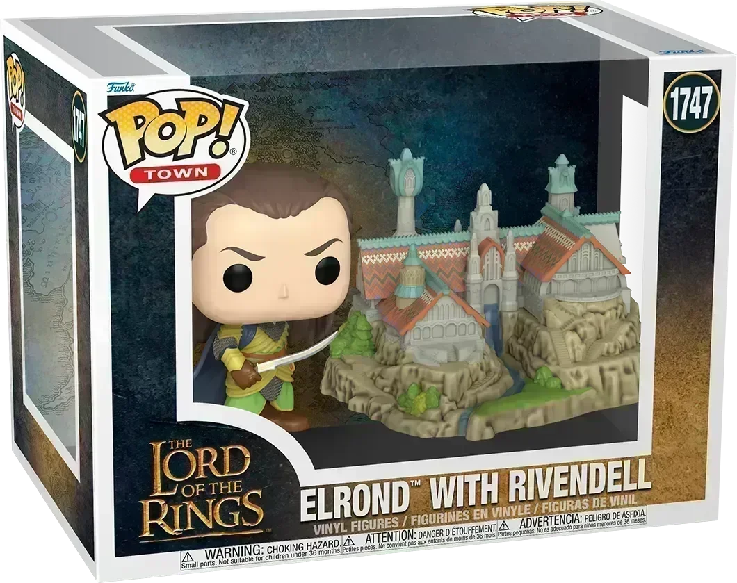 The Lord of the Rings - Elrond with Rivendell Pop! Town