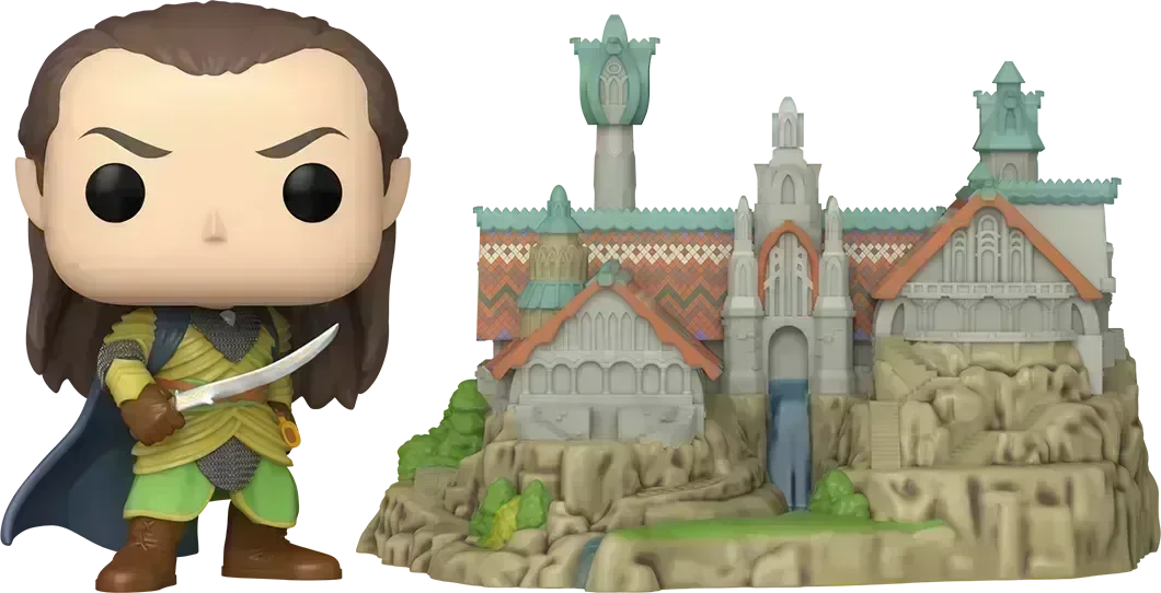 The Lord of the Rings - Elrond with Rivendell Pop! Town - Image 2