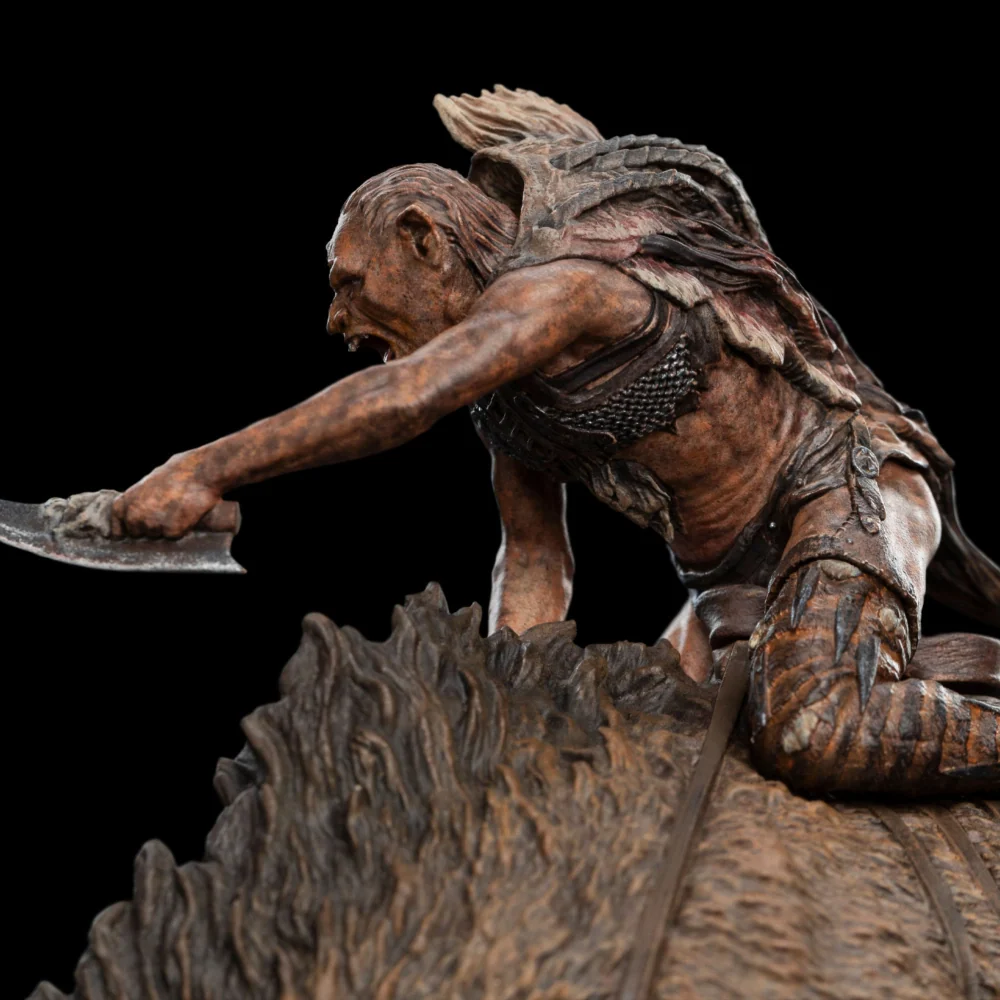 The Lord of the Rings - Sharku on Warg Miniature Statue - Image 13