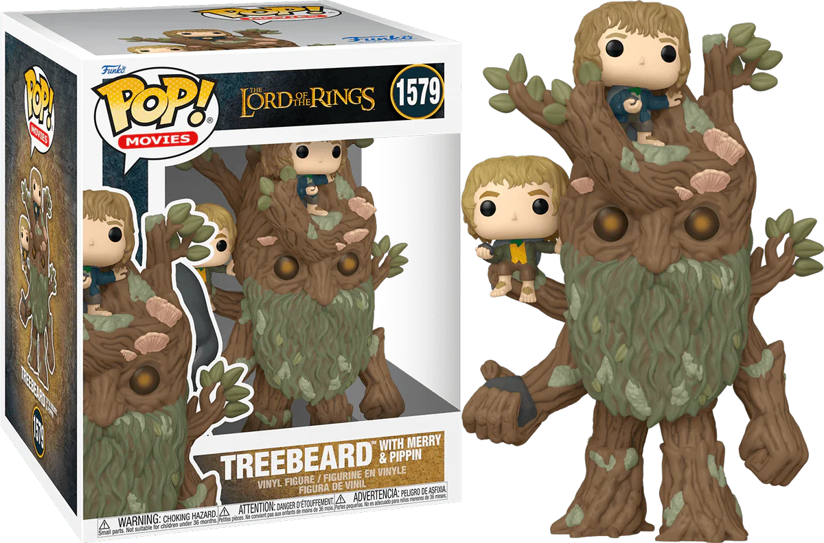 The Lord of the Rings - Treebeard with Merry & Pippin 6" Pop! Vinyl