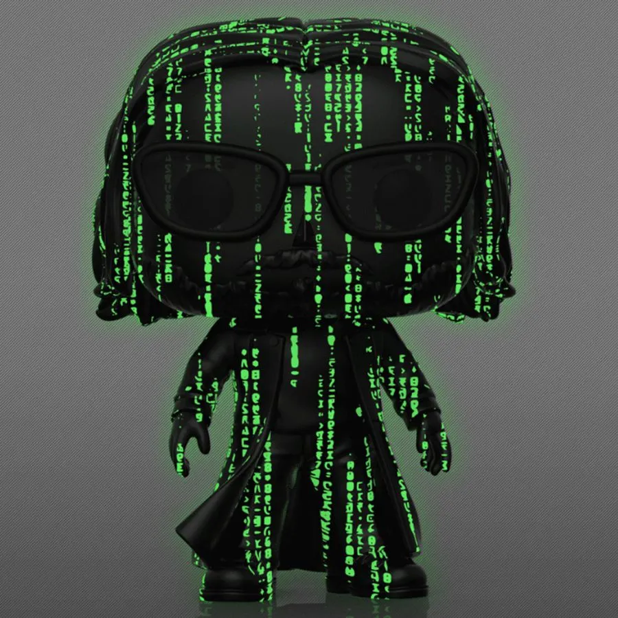 The Matrix Resurrections - Neo in the Matrix Glow US Exclusive Pop! Vinyl [RS] - Image 3