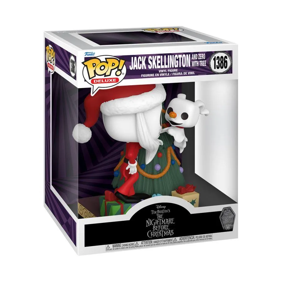 The Nightmare Before Christmas 30th Anniversary - Jack & Zero with Christmas Tree Pop! Deluxe - Image 3