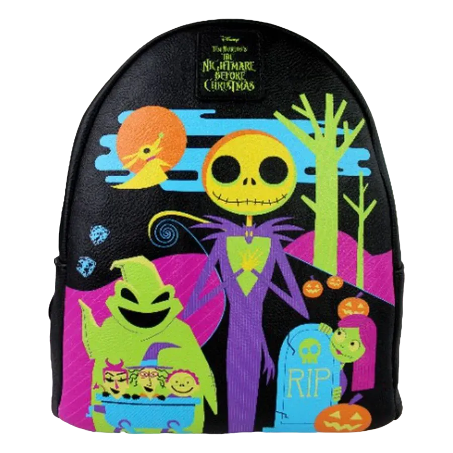 The Nightmare Before Christmas - Blacklight US Exclusive Mini Backpack [RS]