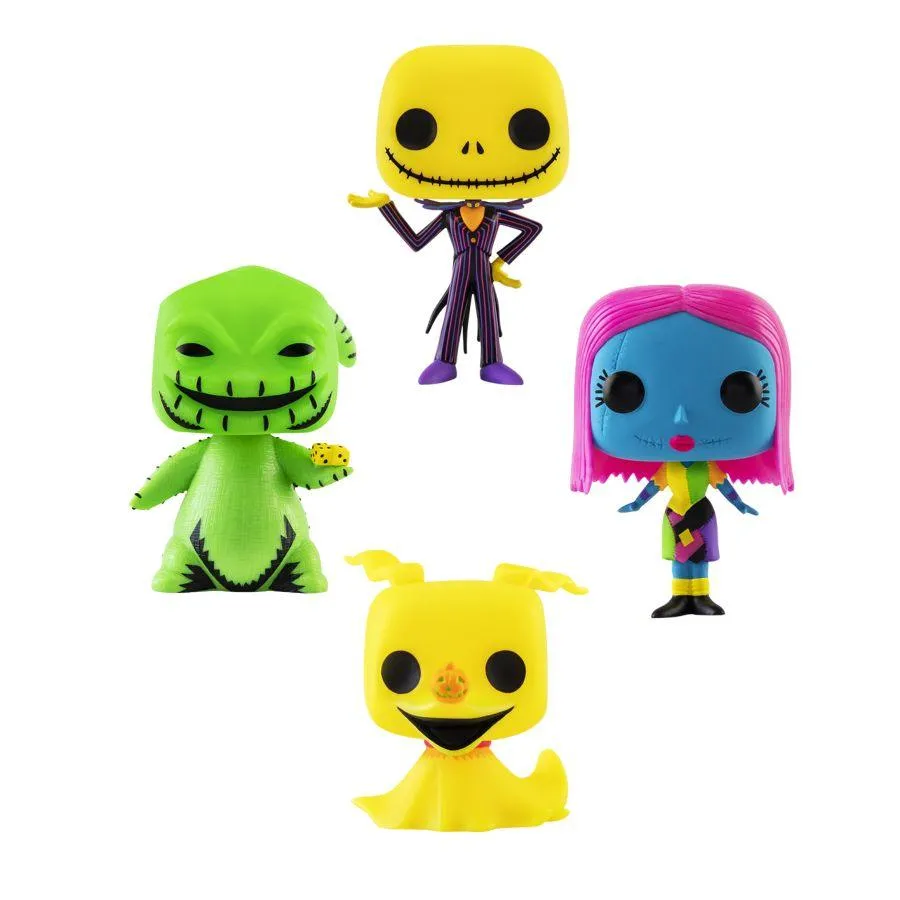 The Nightmare Before Christmas - Blacklight US Exclusive Pop! Vinyl 4-Pack [RS] - Image 2