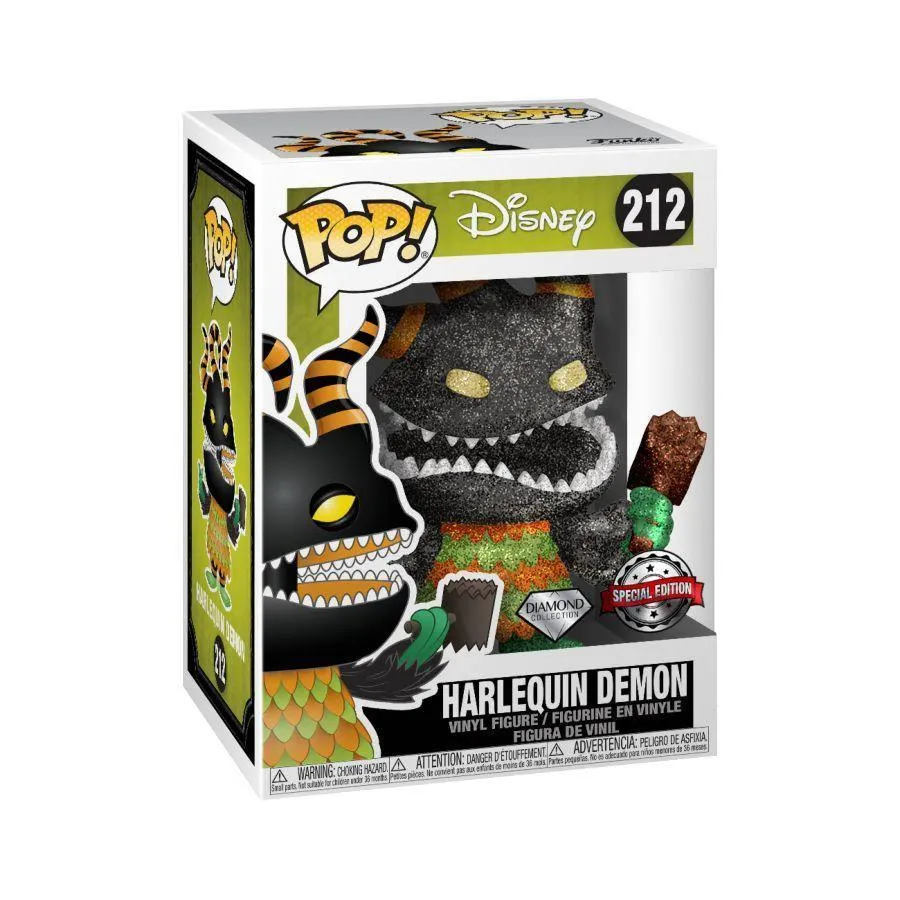 The Nightmare Before Christmas - Harlequin Demon Diamond Glitter Pop! Vinyl - Image 3
