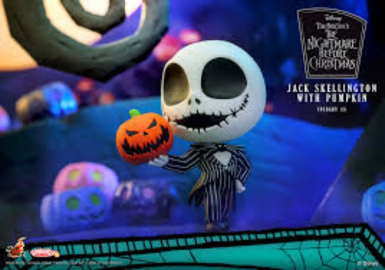 The Nightmare Before Christmas - Jack Skellington with Pumpkin Cosbaby - Image 2