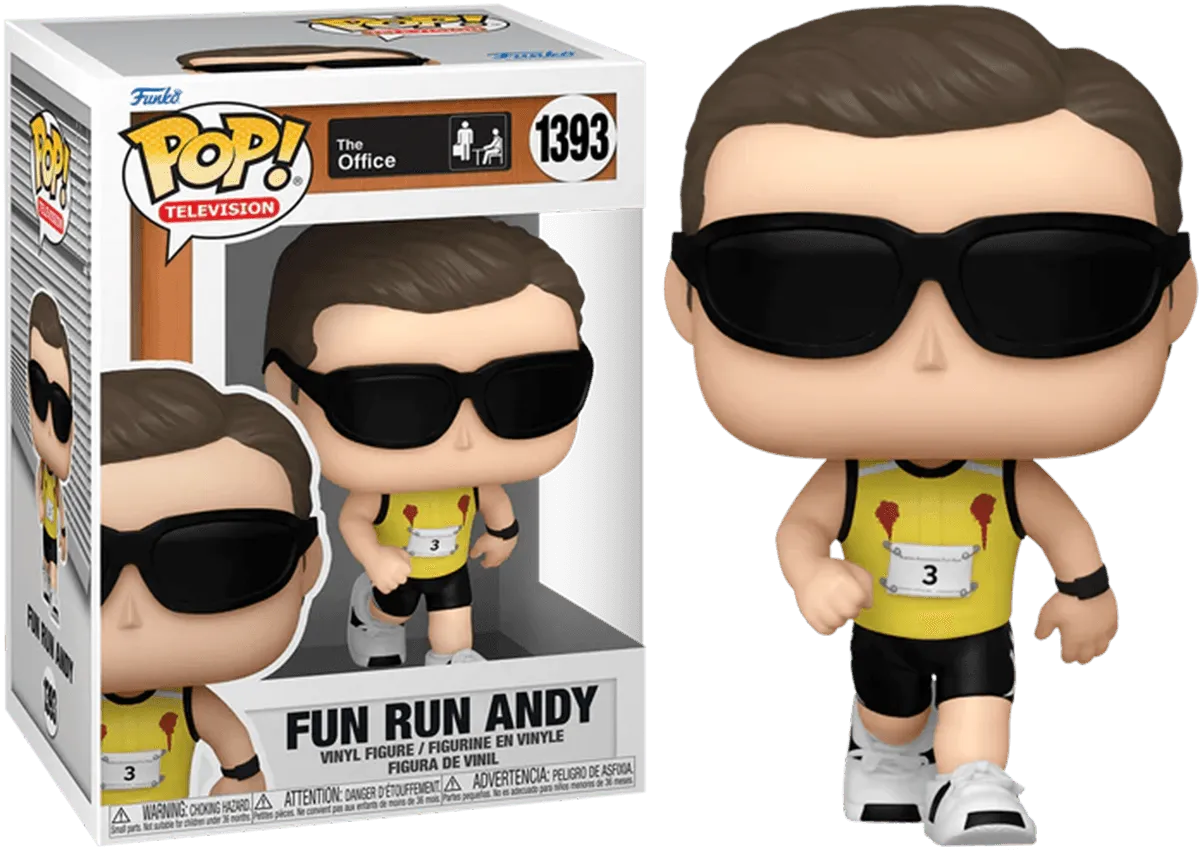 The Office - Fun Run Andy Pop! Vinyl