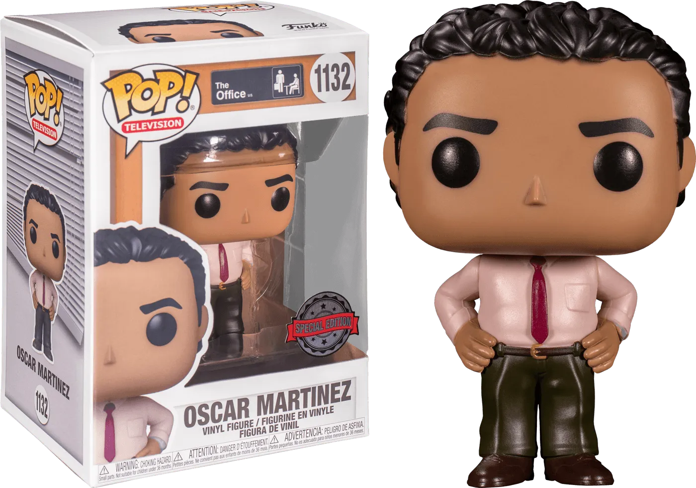 The Office - Oscar Martinez US Exclusive Pop! Vinyl [RS]