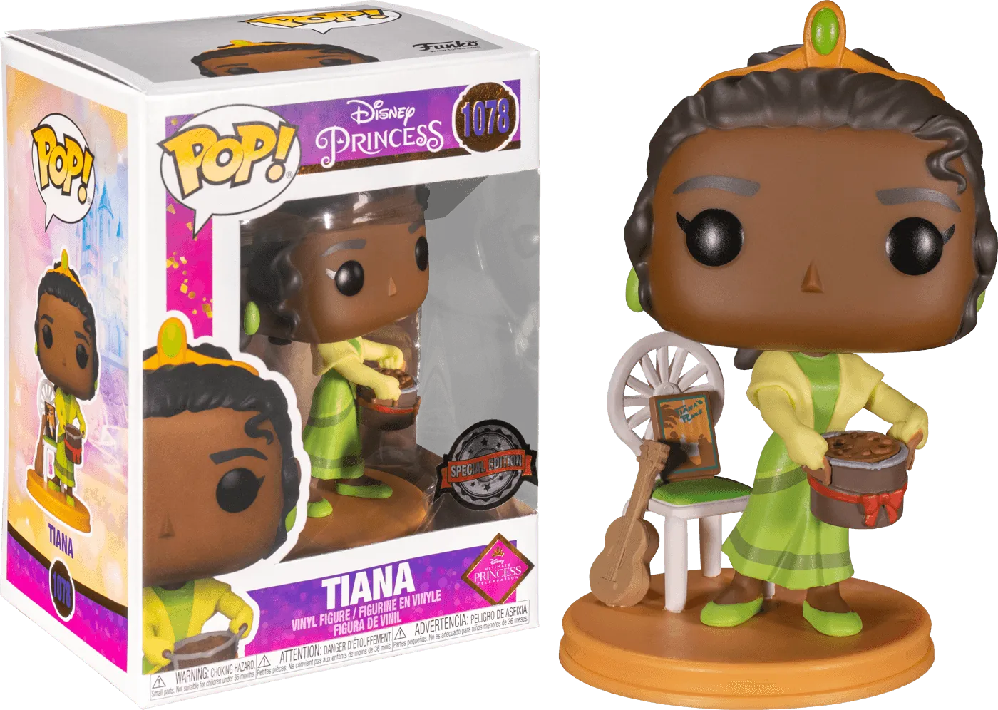 The Princess and the Frog - Tiana with Gumbo Ultimate Princess US Exclusive Pop! Vinyl [RS]