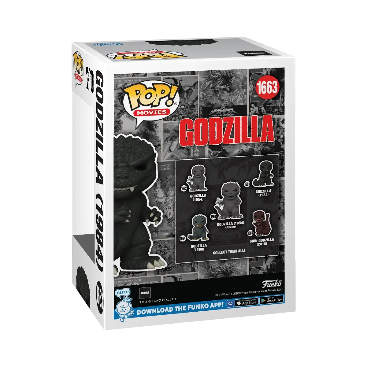 The Return of Godzilla (1984) - Godzilla 70th Anniversary Pop! Vinyl - Image 4