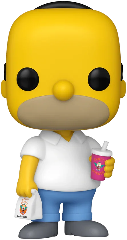 The Simpsons - Homer (Krusty Burger) Pop! Vinyl - Image 2