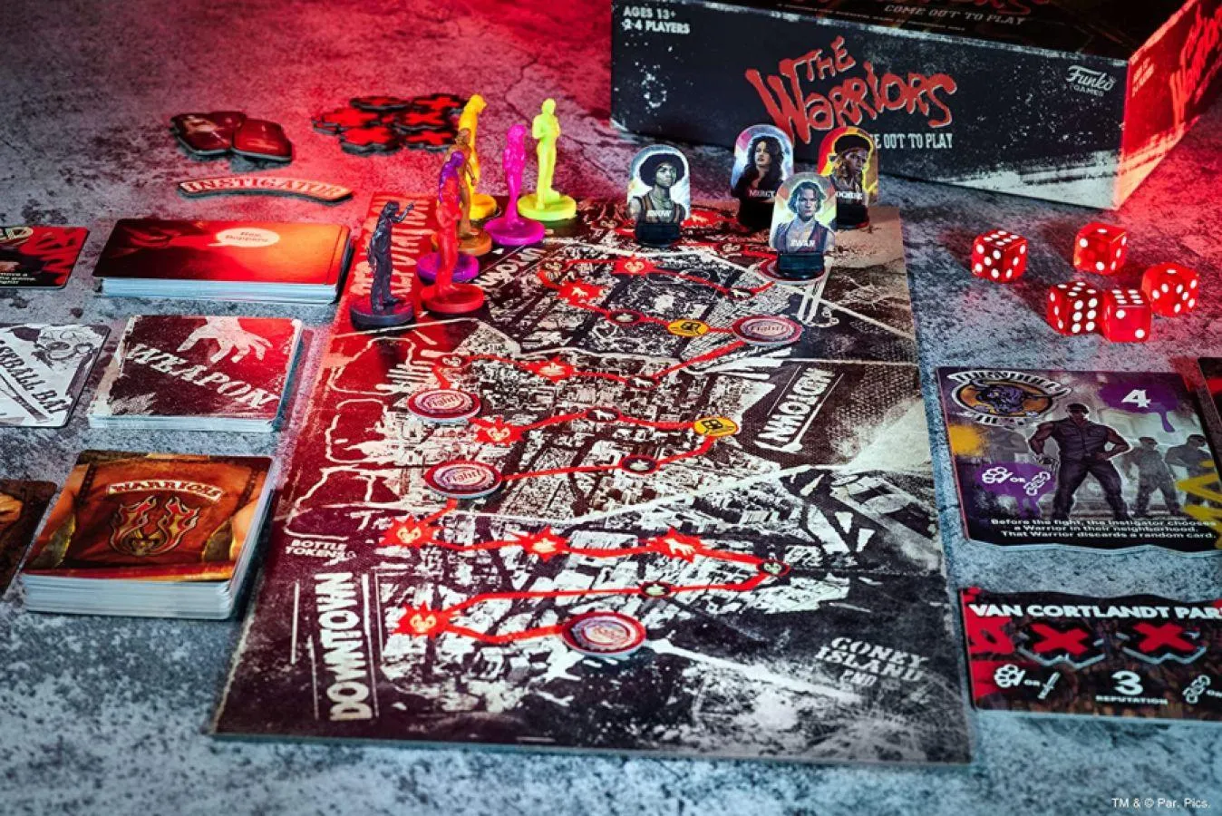 The Warriors - Come Out to Play Board Game - Image 6