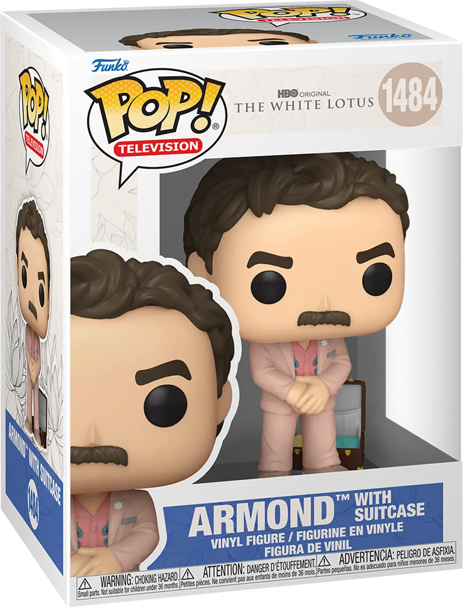 The White Lotus - Armond with Suitcase Pop! Vinyl - Image 3