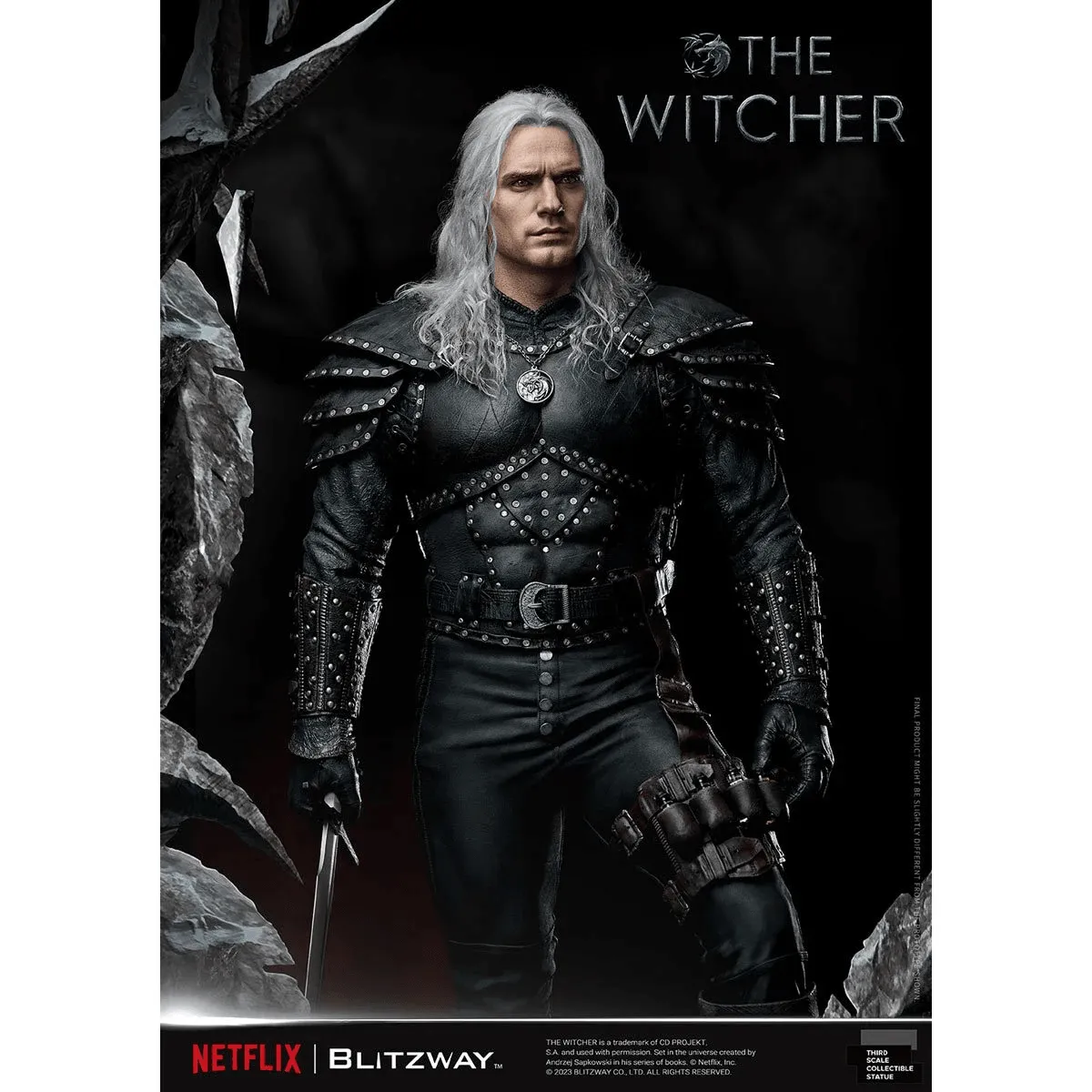 The Witcher (TV) - Geralt of Rivia 1:3 Scale Statue - Image 3