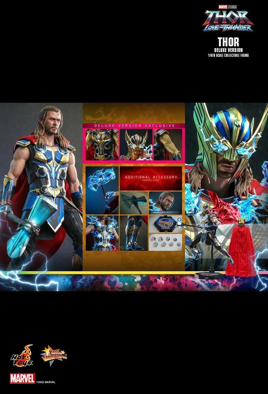 Thor 4: Love and Thunder - Thor Deluxe 1:6 Scale Action Figure - Image 8