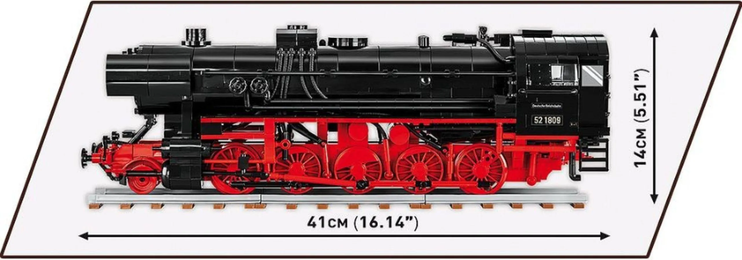 Trains - DR BR 52/TY2 Steam Locomotive 1:35 Scale [1723 Pcs] - Image 8