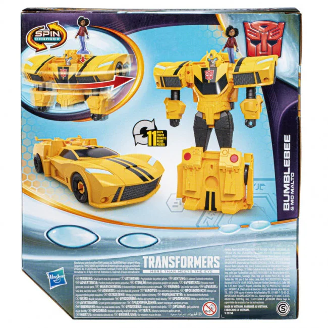 Transformers Earthspark: Spin Changer - Bumblebee and Mo Malto - Image 2