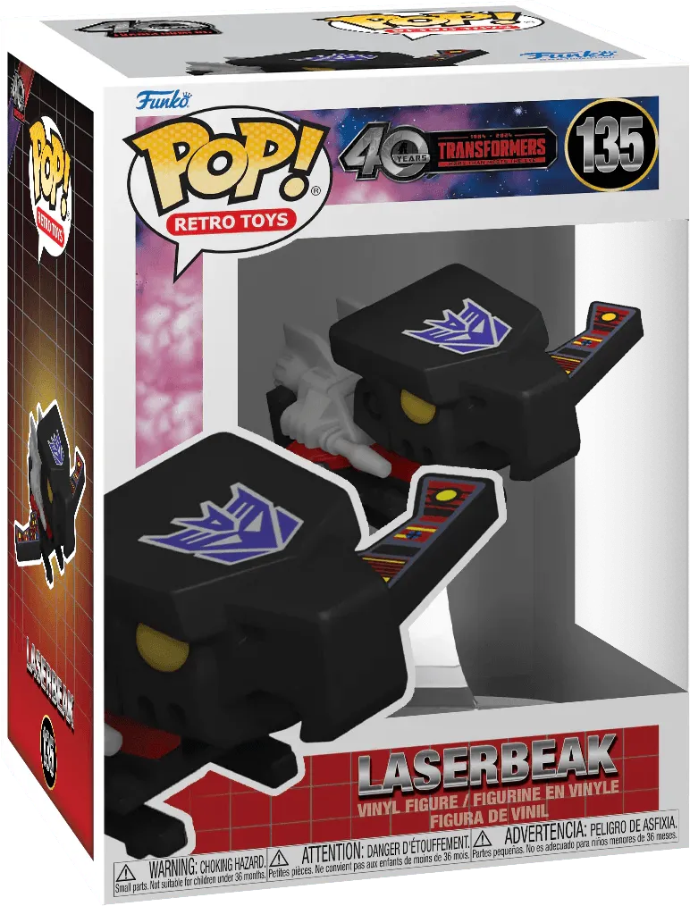 Transformers: Generation 1 - Laserbeak Pop! Vinyl - Chase Bundle - Image 3