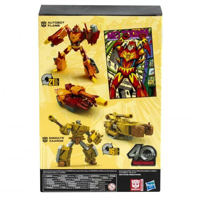 Transformers Generations: Comic Edition - Autobot Flame & Emirate Xaaron - Image 5